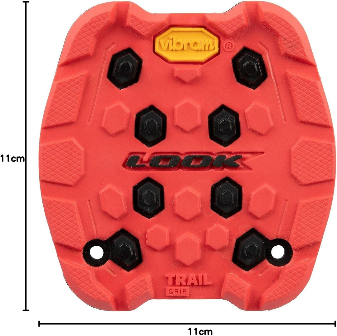 LOOK Cycle - Activ Grip Trail Pad - Kompatibel mit Trail Grip Flat Pedalen - Anti-Rutsch Technologie