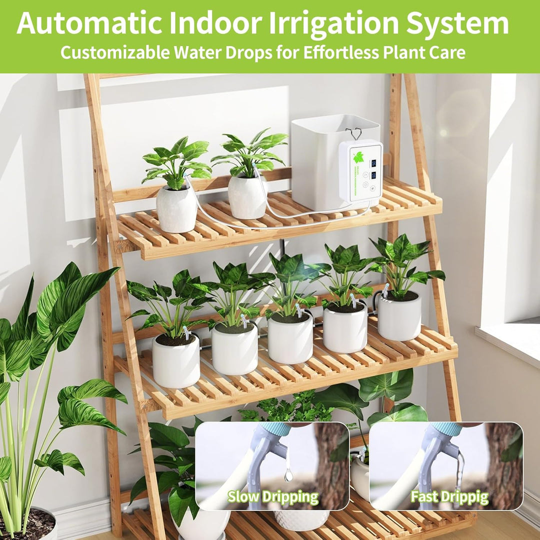Automatisches Bewässerungssystem Indoor für Garten Pflanzen, Vankarr Automatische Bewässerung mit Pu