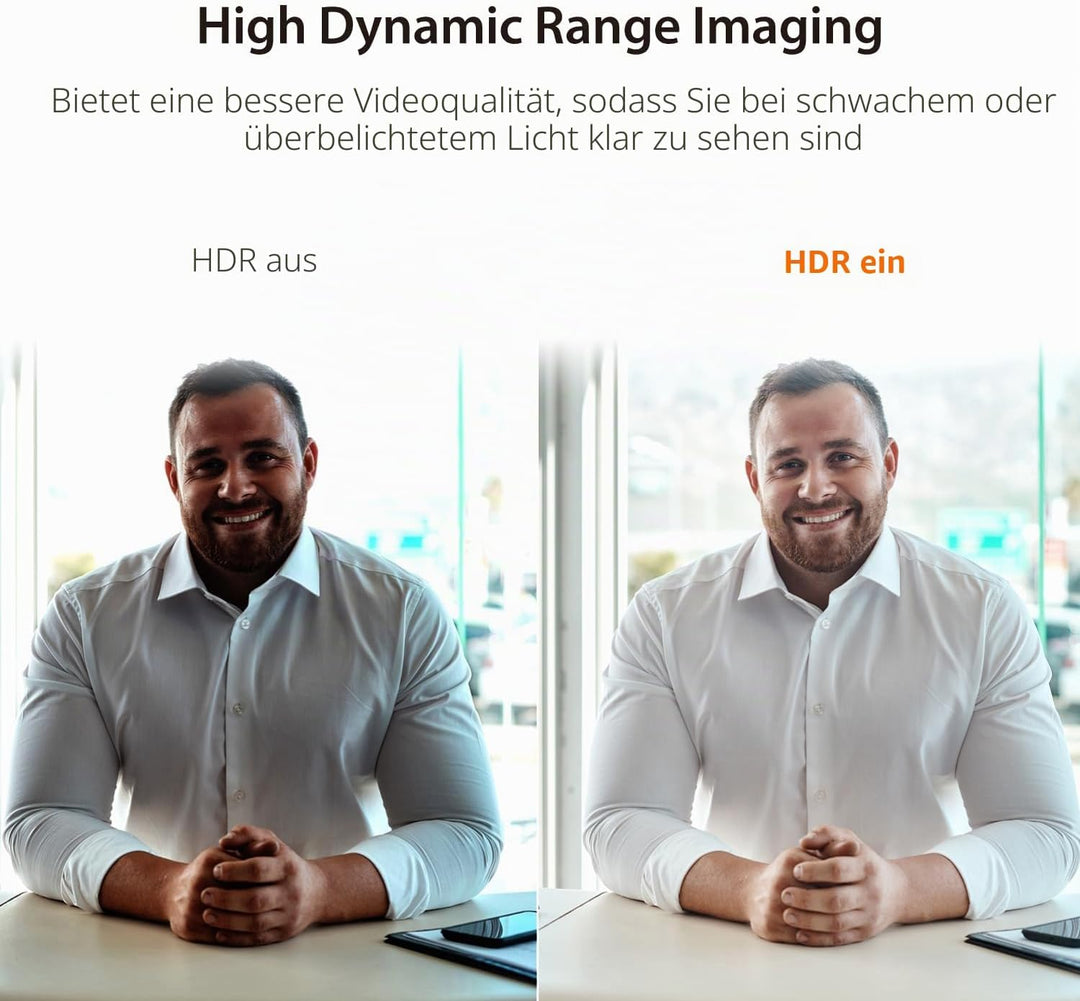 j5create 360 AI-Powered Meeting Webcam mit Freisprecheinrichtung, Smart-Tracking, Auto-Framing, 1080