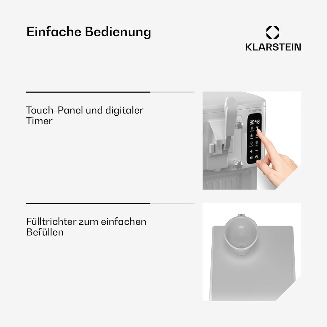 Klarstein Eismaschine Softeismaschine 1,5 L Mit Touchdisplay, Keep-Cool-Funktion, 5-L-Kapazität - Sp