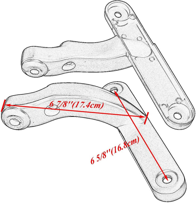 HDBUBALUS Motorrad-Zusatz-Beleuchtungsklammern, Blinker, 11,4 cm, Nebelscheinwerfer für Harley Elect