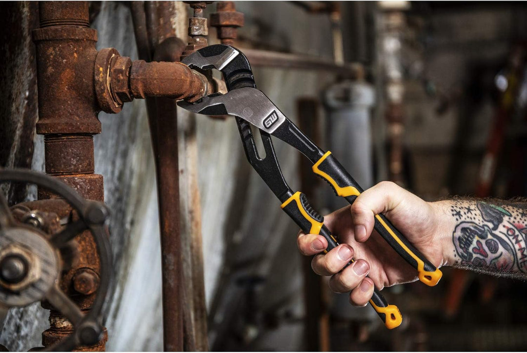 GEARWRENCH 82168C Pitbull K9 V-Jaw Doppelmaterial Zunge und Federzange 8" V-Jaw T&amp;G Zange, 8" V-Jaw