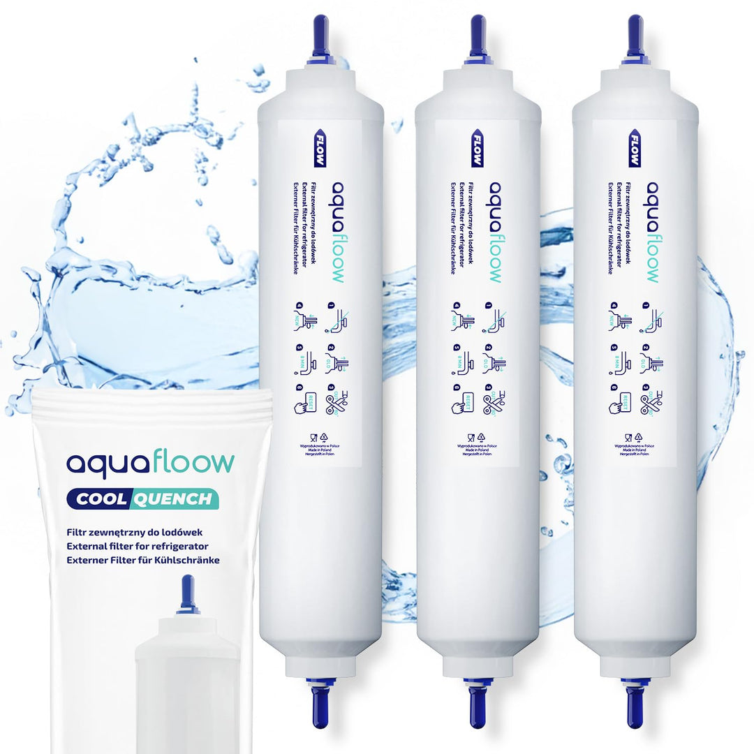 Aquafloow Kühlschrank Wasserfilter Ersatz für Samsung Side By Side, LG, AEG, HAIER, Whirpool, DA29-1