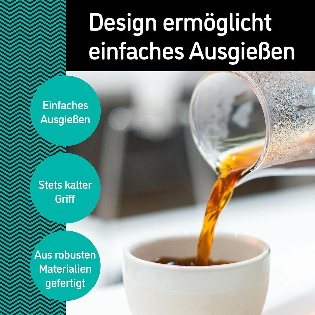 Coffee Gator Pour Over Kaffeebrüher – Mehr Geschmack mit einem papierlosen Edelstahlfilter und einer