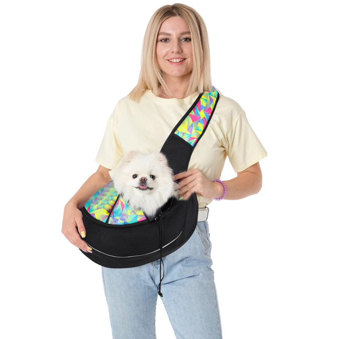 PETCUTE Hundetragetasche,Atmungsaktives Mesh Hundetasche mit Verstellbarer Schultergurt,Taschen,Trag