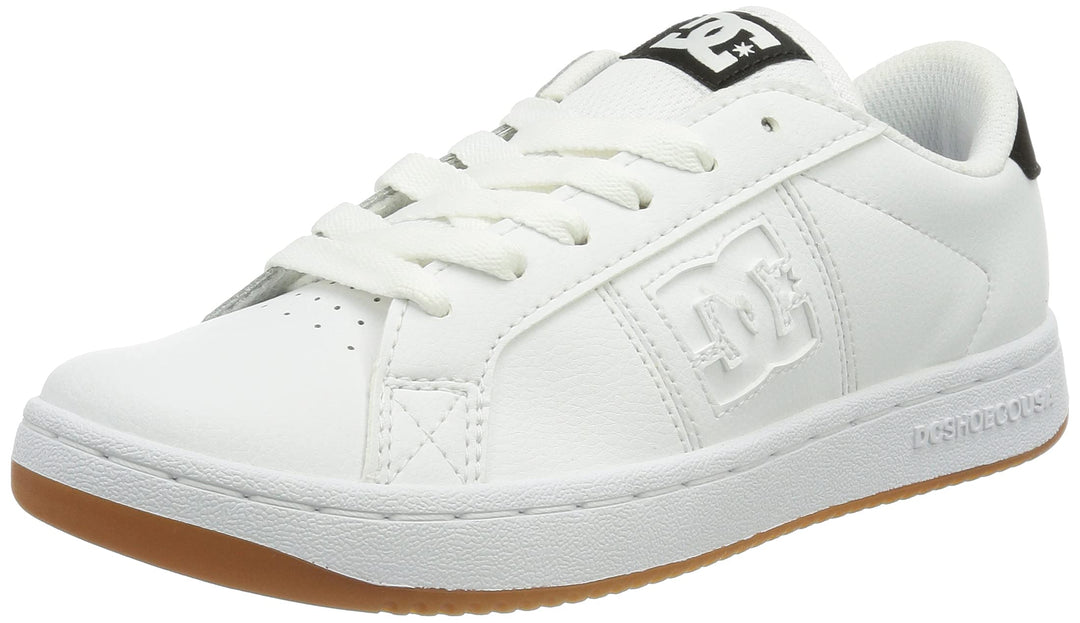 DC Shoes Herren Striker - Leather ShoesSneaker 40.5 EU Weiss, 40.5 EU Weiss