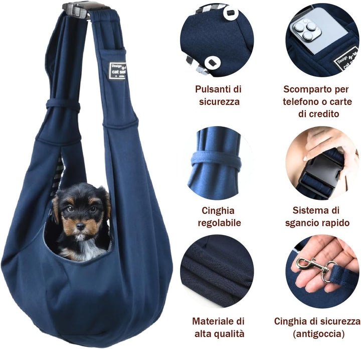 Hundetasche, verstellbare Reisetasche für kleine Hunde