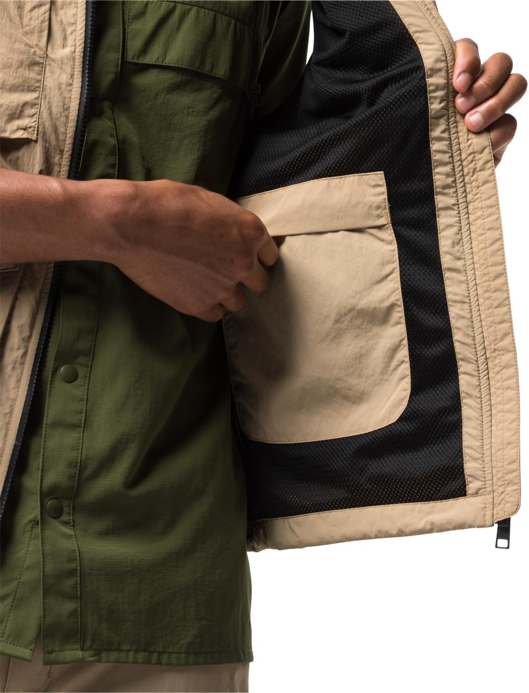 Jack Wolfskin Herren Lightsome Wander Vest M Weste M sand storm, M sand storm