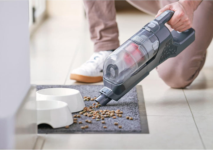 BLACK+DECKER 3-in-1 Akku-Stielsauger BHFEA520J (18V, beutelloser Boden- & Handstaubsauger mit Turbob