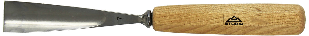 Stubai Stechbeitel Serie 55 - Form 7 : Gerades Hohleisen 30mm - 550730, 30mm