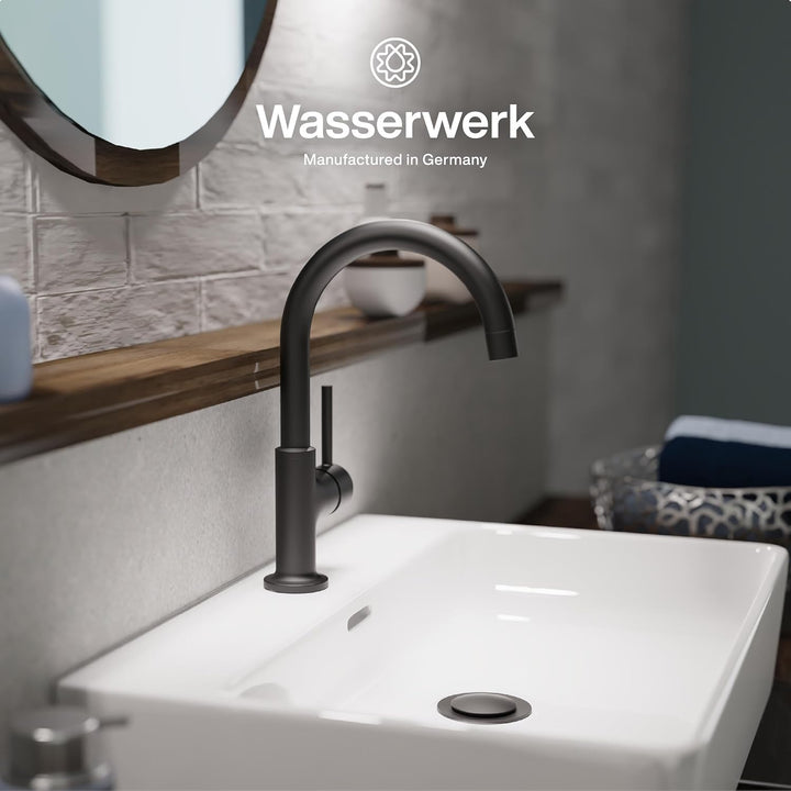 Waschbeckenarmatur WT14 | Wasserhahn Bad | Badarmatur für Waschbecken | Einhebelmischer Bad | Mischb