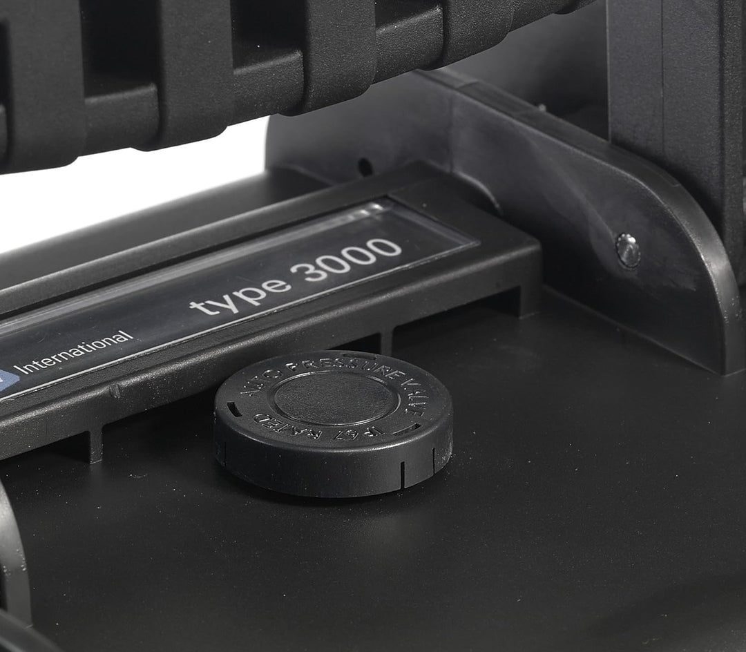 B&amp;W Transportkoffer Outdoor - Typ 6000 Schwarz - mit variabler Facheinteilung - wasserdicht nach IP6