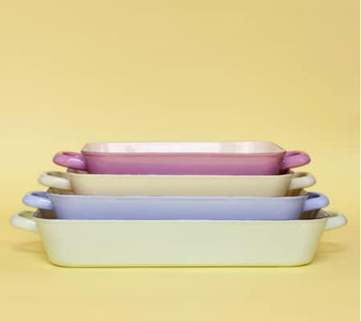 Riess, 0045-006, Bratpfanne 29/18, CLASSIC - BUNT/PASTELL, Farbe Gelb, Masse 29 x 18 cm, Höhe 5.2 cm