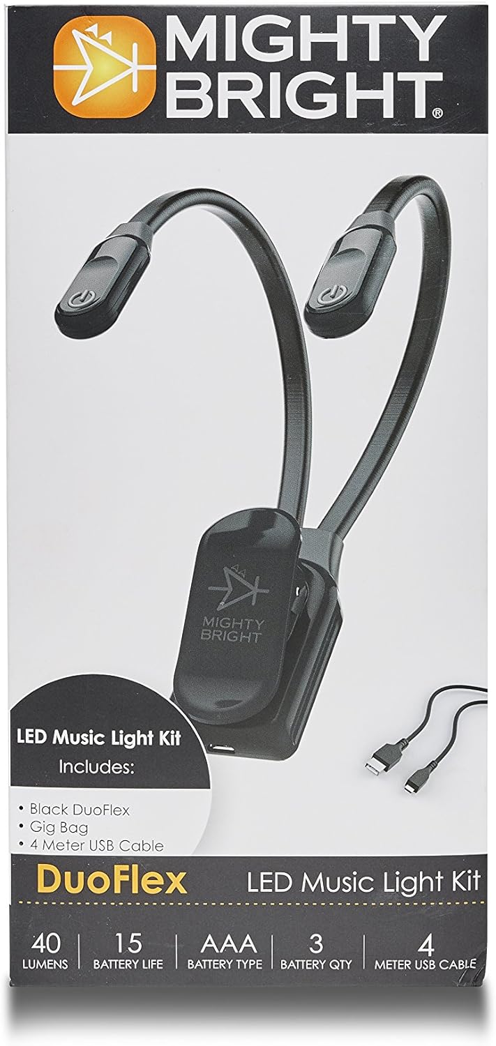 Mighty Bright DuoFlex, Notenpultleuchte, schwarz