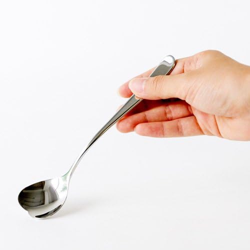 Alessi Big Love AMMI01S F - Set Bestehend aus einem Eisbecher und ein Eislöffel, aus Edelstahl 18/10