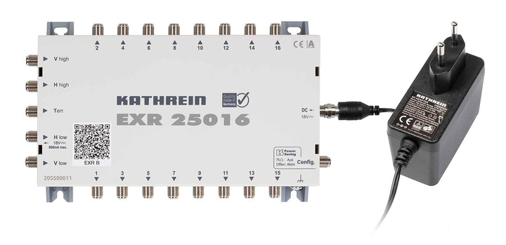 Kathrein EXR 25016 Basis Multischalter mit 16 Anschlüssen (Multischalter 16 TN), Multischalter 16 TN