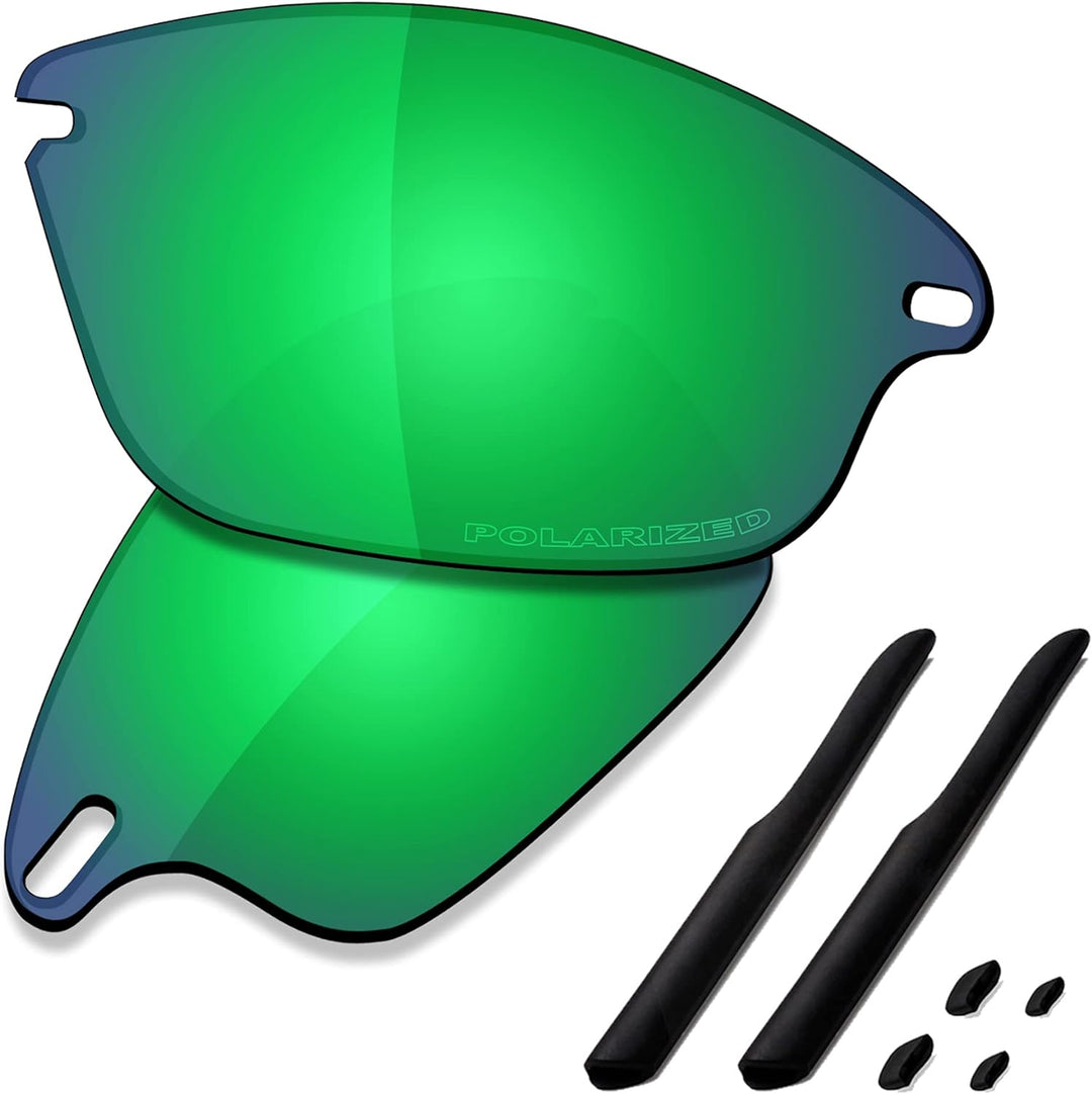 Saucer Premium Ersatzgläser für Oakley Fast Jacket OO9097 Sonnenbrillen High Defense - Jade Green Po