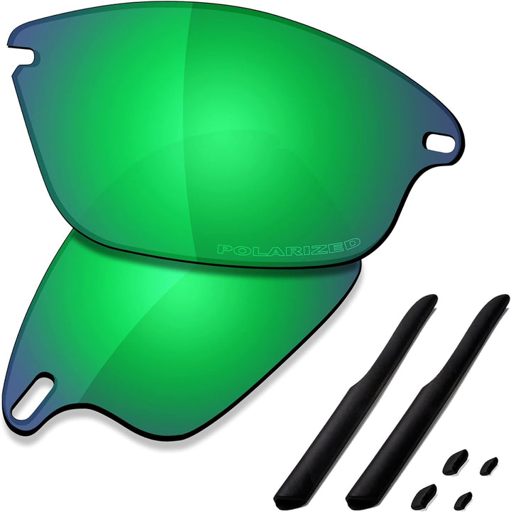 Saucer Premium Ersatzgläser für Oakley Fast Jacket OO9097 Sonnenbrillen High Defense - Jade Green Po