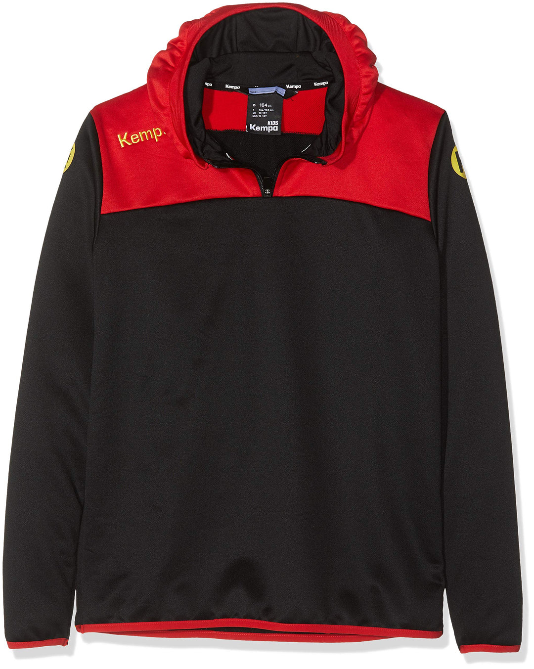 Kempa Herren Emotion 2.0 Hoody Herren Hoody S Schwarz/Rot/Gelb, S Schwarz/Rot/Gelb