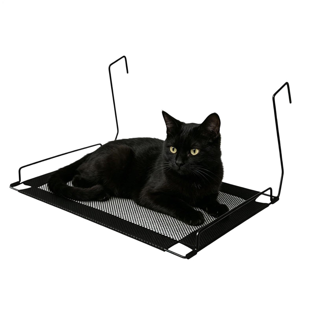 Katzen Hängematte Bett Atmungsaktive Mesh-Klappmatte | Indoor Sommer Katzen-Wandhängematte für Kätzc