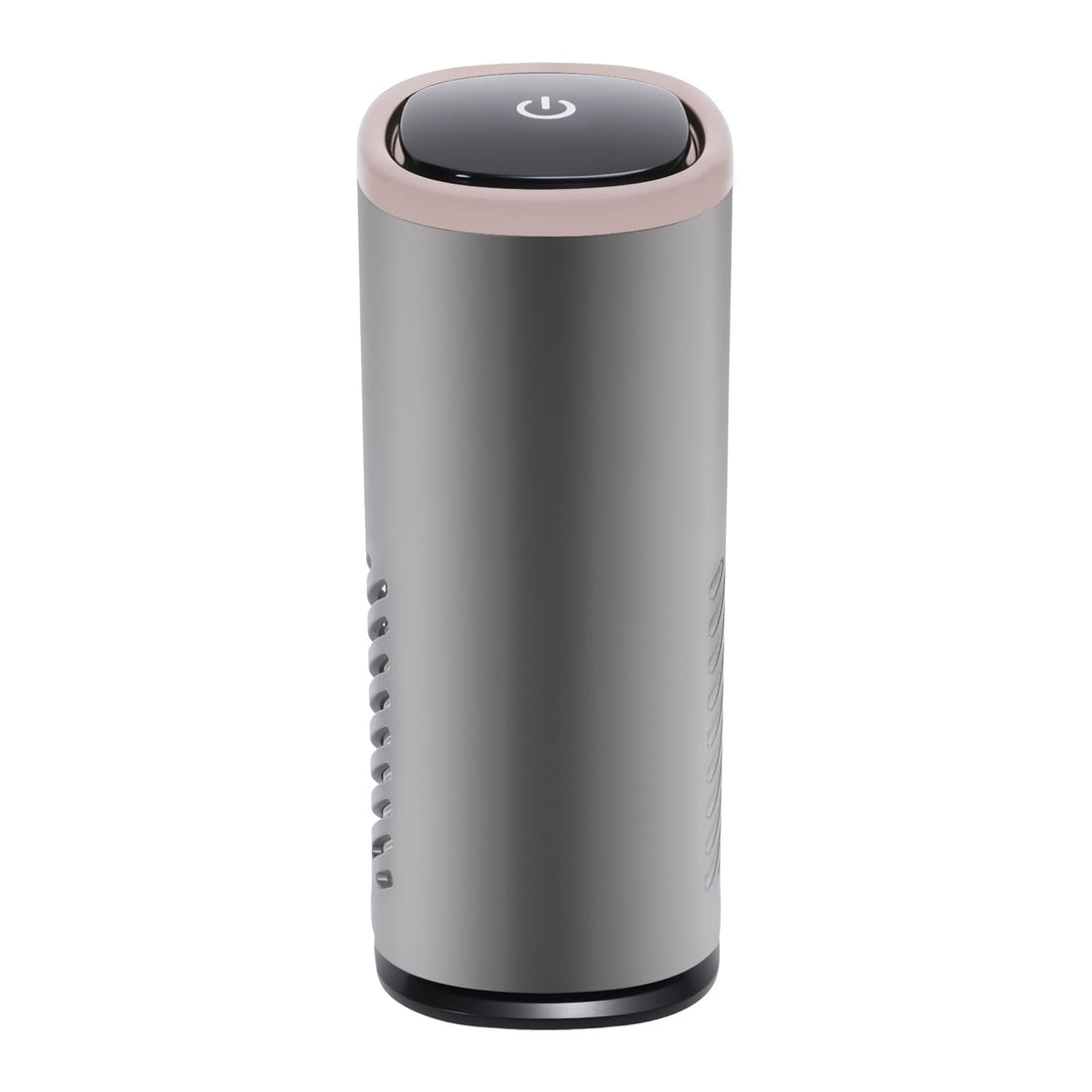 Luftreiniger Auto USB, Luftreiniger Allergiker mit Aromatherapie, HEPA & Aktivkohlefilter, Entfernt