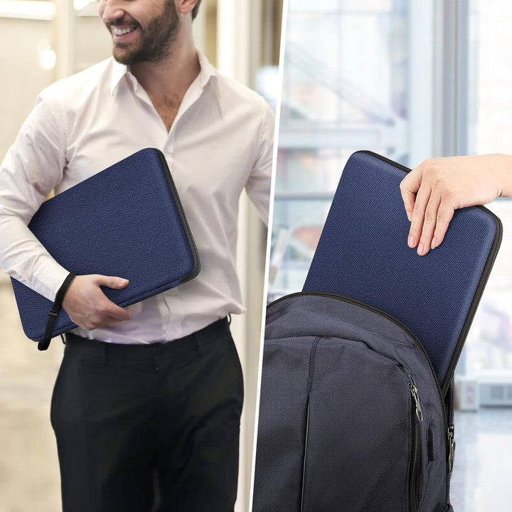 FINPAC Laptop Tasche Hartschalen Hülle für 16 Zoll MacBook Pro 2023-2019, 15,6" Lenovo Tab Notebook/