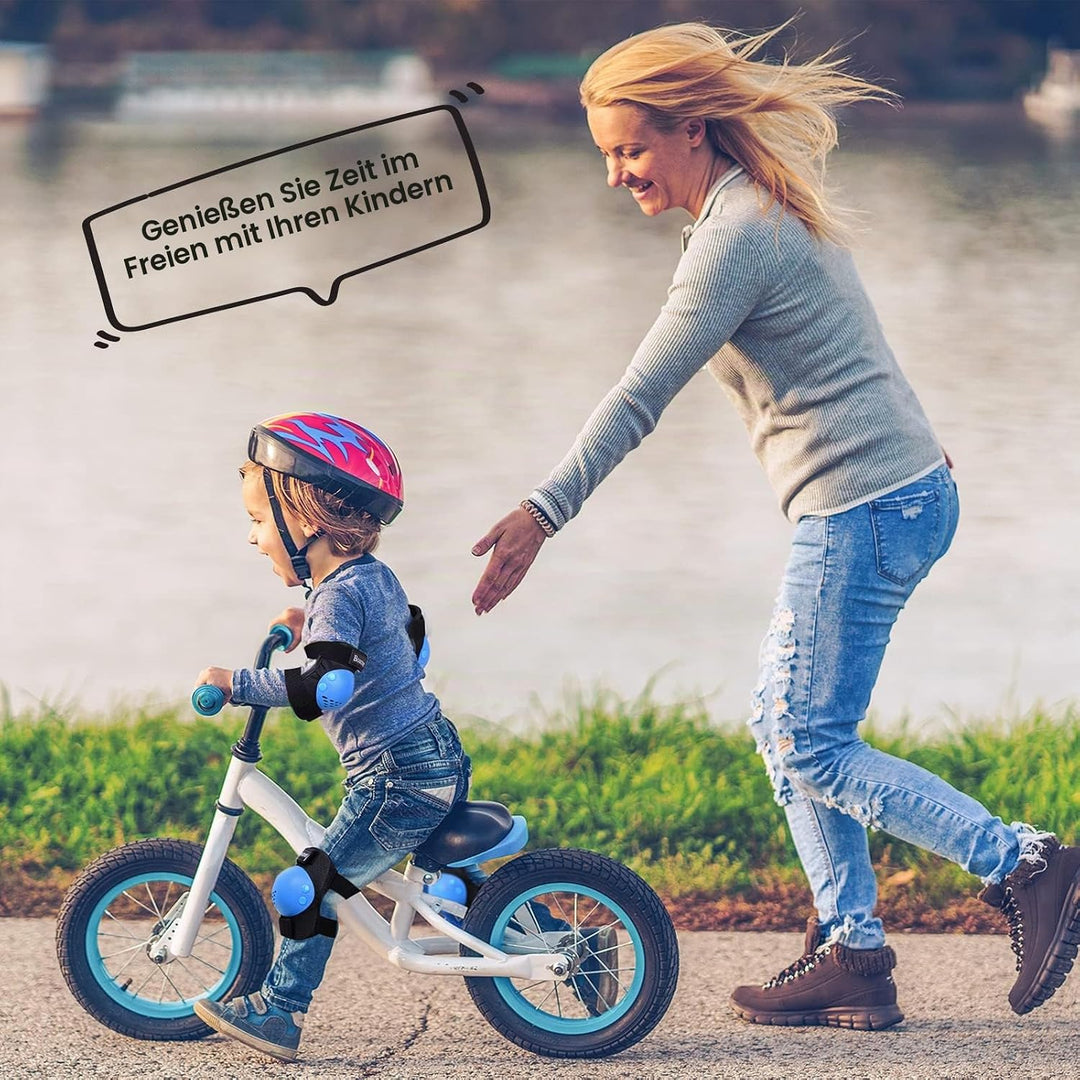 BOSONER Knieschoner Kinder Schoner Inliner Protektoren 6er Set Schützer Inliner Inline Skates Knie U