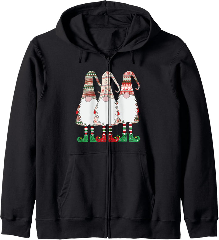 3 Nordische Zwerge Winter Weihnachten Schwedisch Tomte Nisse Kapuzenjacke