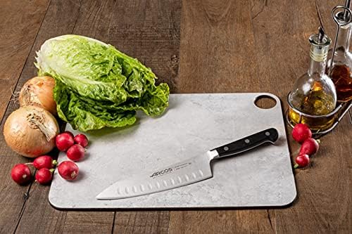 Arcos Opera - Rocking Santoku Messer - NITRUM geschmiedetem Edelstahl 190 mm - HandGriff POM Farbe S