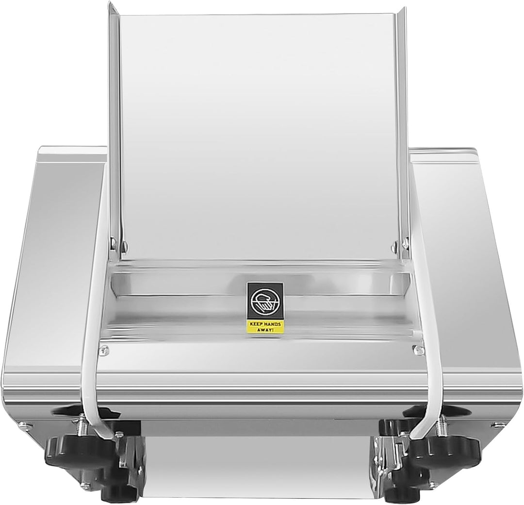 Royal Catering Elektrische Nudelmaschine 26 cm 600 W 1 bis 14 mm Teigstärke Teigausrollmaschine Past