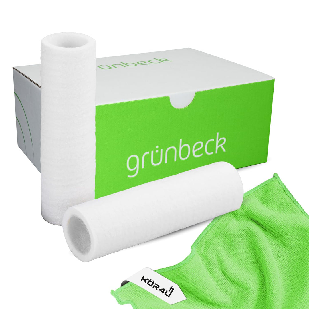 Ersatzfilterkerze Grünbeck GENO 80µm Grösse 1 ohne Schutzglocke 2er Pack 103075, inklusive kör4u Mik