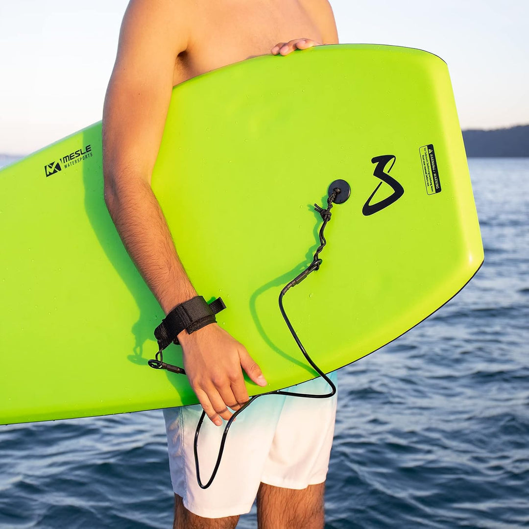 Mesle Bodyboard Kinder &amp; Erwachsene Speed Skin mit Leash, Anfänger &amp; Fortgeschrittene Surfbrett für