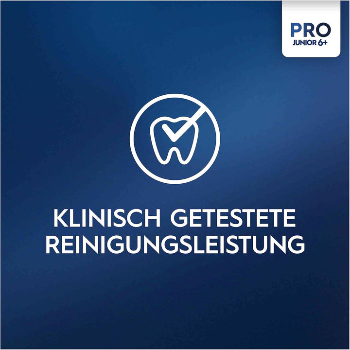 Oral-B Pro Junior Frozen Elektrische Zahnbürste/Electric Toothbrush für Kinder ab 6 Jahren, 2 Aufste