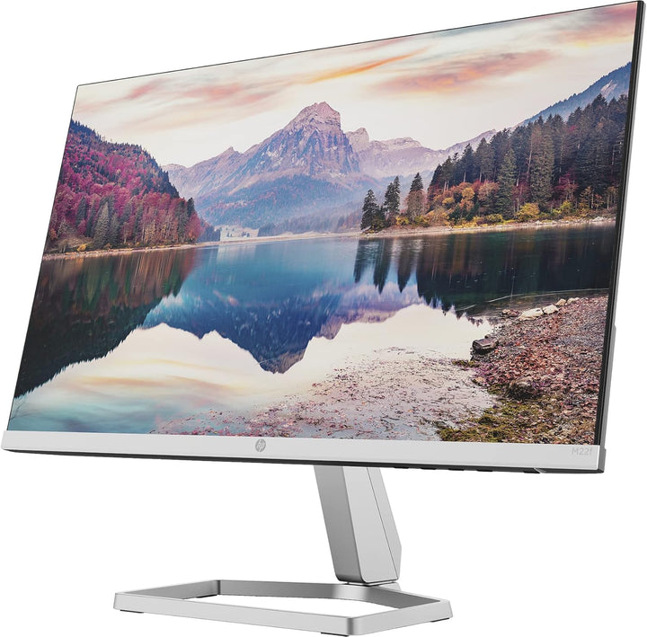 HP M22f Monitor - 21,5 Zoll Bildschirm, Full HD IPS Display, 75Hz, 5ms Reaktionszeit, VGA, HDMI 1.4,