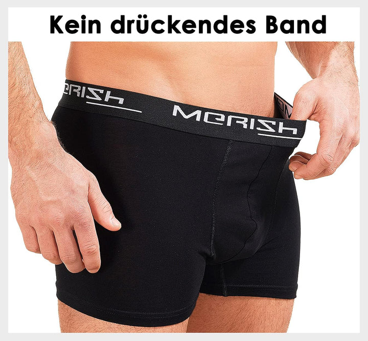 MERISH Boxershorts Herren 8-er / 12-er Pack S-5XL Unterwäsche Unterhosen Männer Men Retroshorts New,