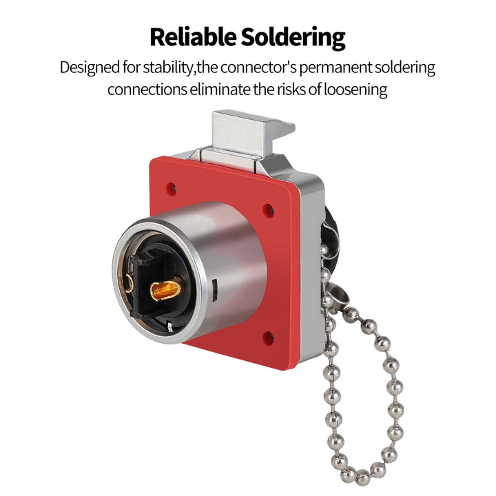CNLINKO BD-20 Industrieller Wasserdichter Steckverbinder IP67 Rundsteckverbinder Eingebaute Buchse L