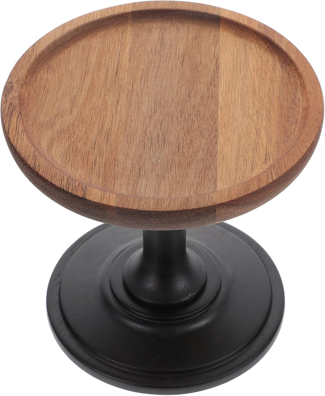 Cabilock Cake Stand Holz Tortenplatte mit Fu? Torten Teller Cupcake Tortenplatte Tortenteller Kuchen