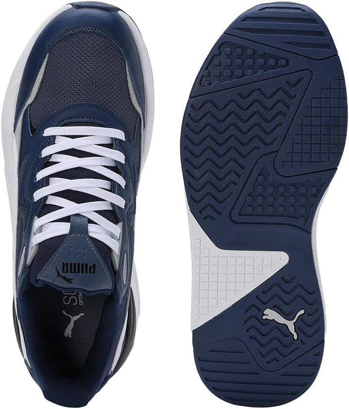PUMA Unisex Röntgen-Geschwindigkeit Sneaker 45 EU Inky Blue Puma White Persian Blue, 45 EU Inky Blue