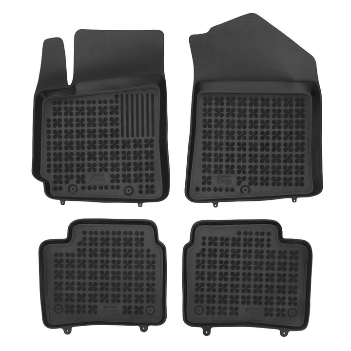 AZUGA Hohe Gummi Fussmatten mit Rand passend für Hyundai i10 ab 2020 (AC3) AZ10300421 Automatten