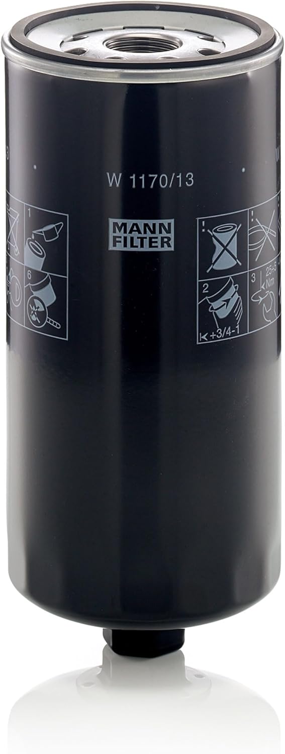 MANN-FILTER W 1170/13 - Schmierölwechselfilter Ölfilter – Für Industrie, Land- und Baumaschinen