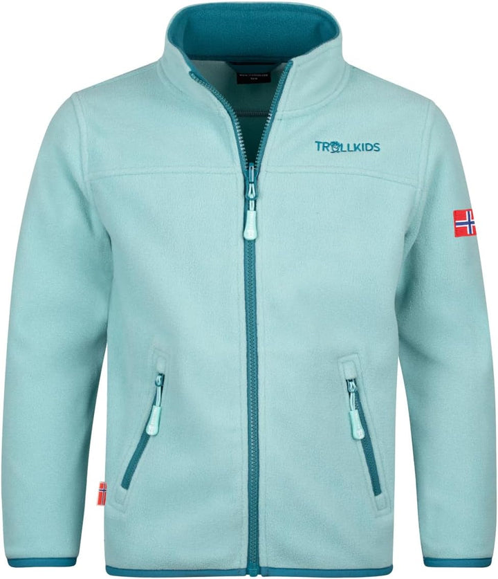 Trollkids Mädchen Bryggen wasserdichte Winddichte 3in1 Jacke, 98 Blaugr&#xFC;n/Wasserblau