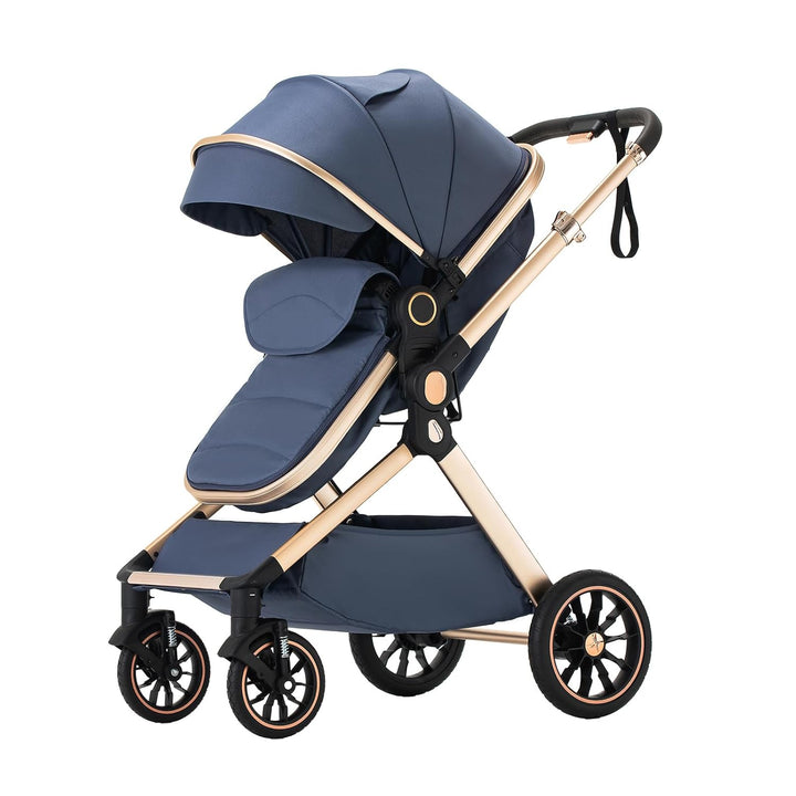 BEBBY Kinderwagen, Standard-Kinderwagen, Kinderwagen 3 in 1,Kinderwagen mit Faltbarem Tragbarem für