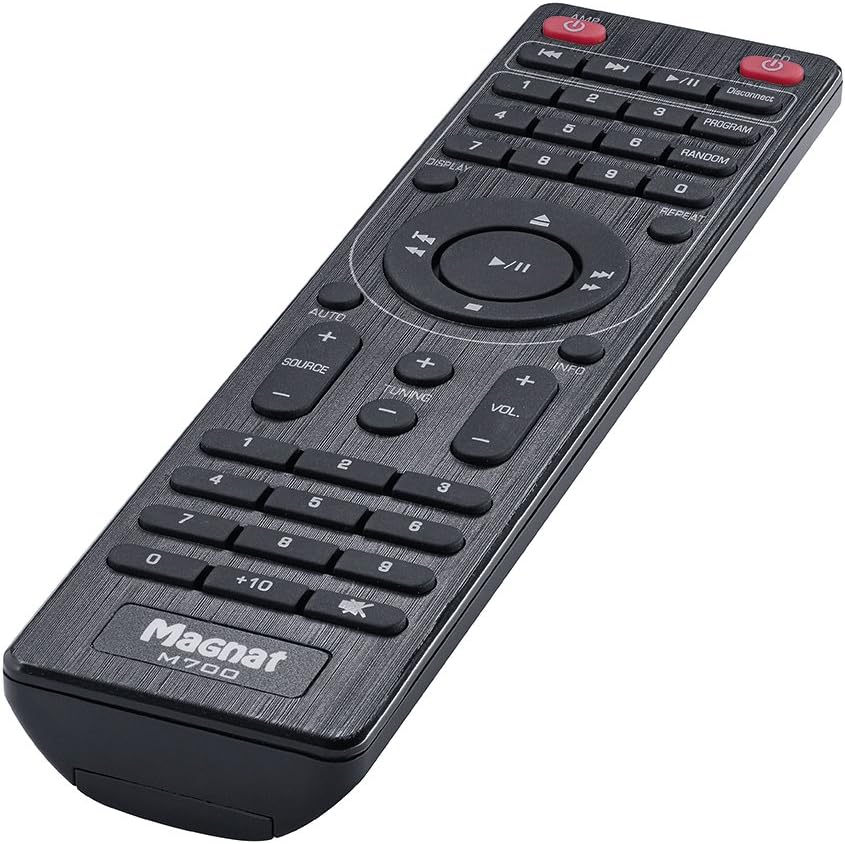 Magnat MR 780, schwarz - robuster Stereo Hybrid-Receiver mit hochwertiger Aluminium-Front und hoher