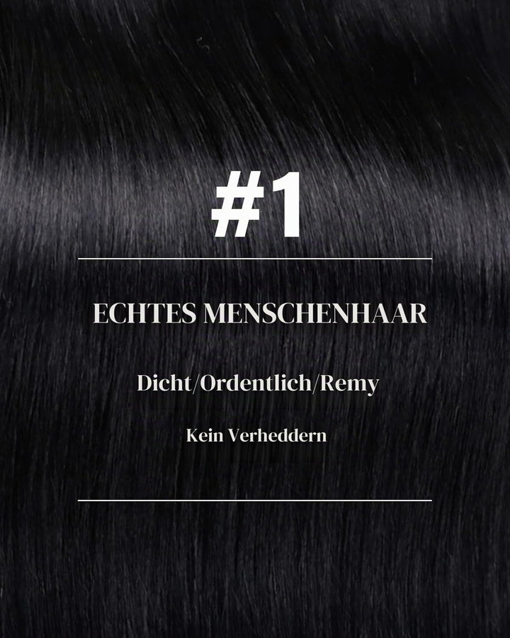 Hetto Schwarz Tressen Echthaar Extensions Remy Tressen Extensions Remy Echthaar Tressen Extensions S