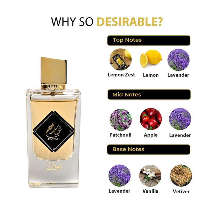 Fawah, Eau de Parfum, Nusuk, Man, 80ml