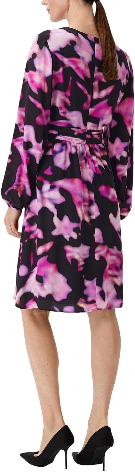 comma Kurzes Kleid mit Allovermuster, 46a5