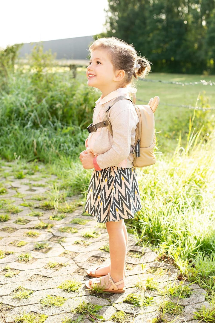 CHILDHOME, Kinderrucksack Baby, Schule, Kindergarten, Krippe, Zwei Fächer, Lunchbag/Flaschen geeigne