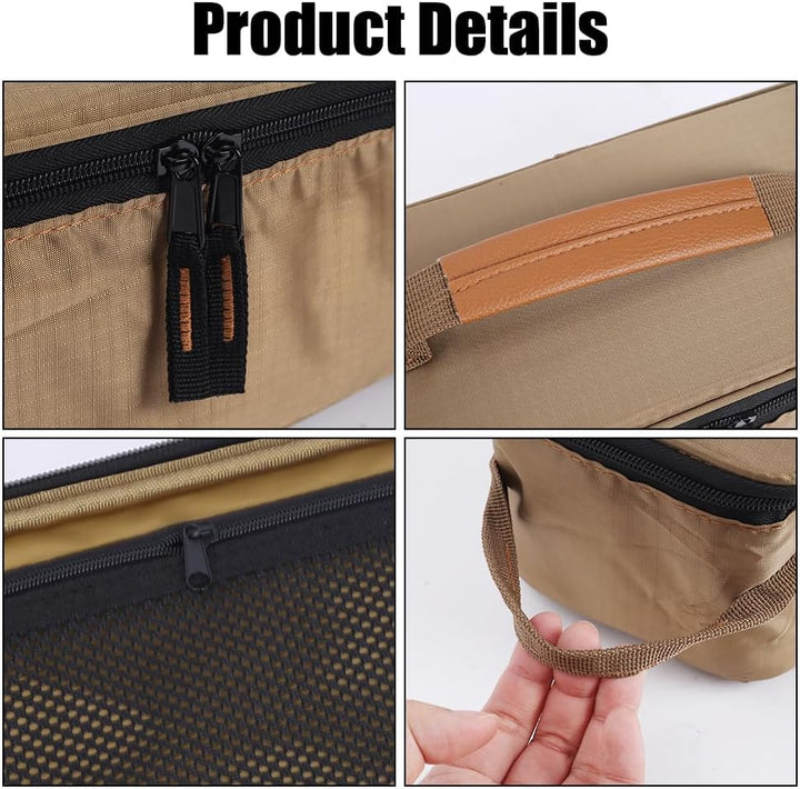 MiOYOOW Camping Küchenutensilien Organizer Tasche, Tragbare Camping Kochgeschirr Aufbewahrungstasche