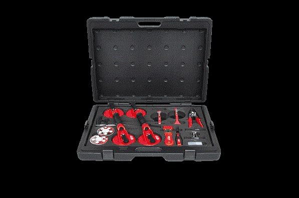 KS Tools 140.1065 MASTER Scheiben-Montage und Demontage-Satz, 13-tlg