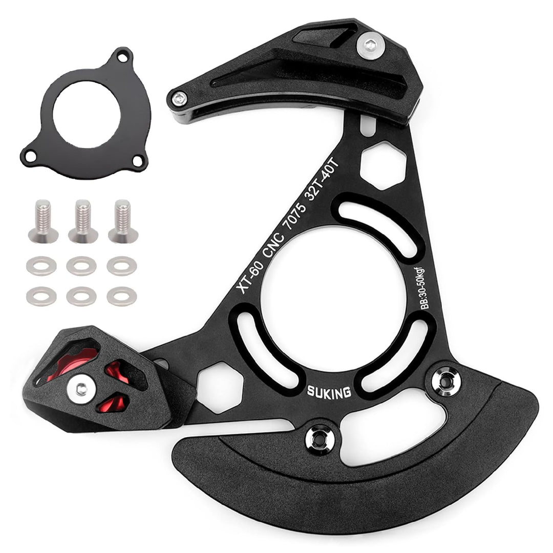 BESNIN Kettenführung ISCG-05 Mountainbike Kettenführung Bike MTB Kettenführung für 1x System Schwarz